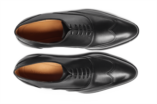 Cynosure Wingtip Shoes (Black)