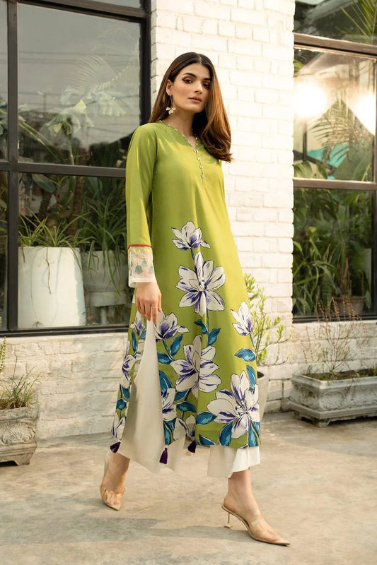 Womens Stitched Printed Shirt and Trouser