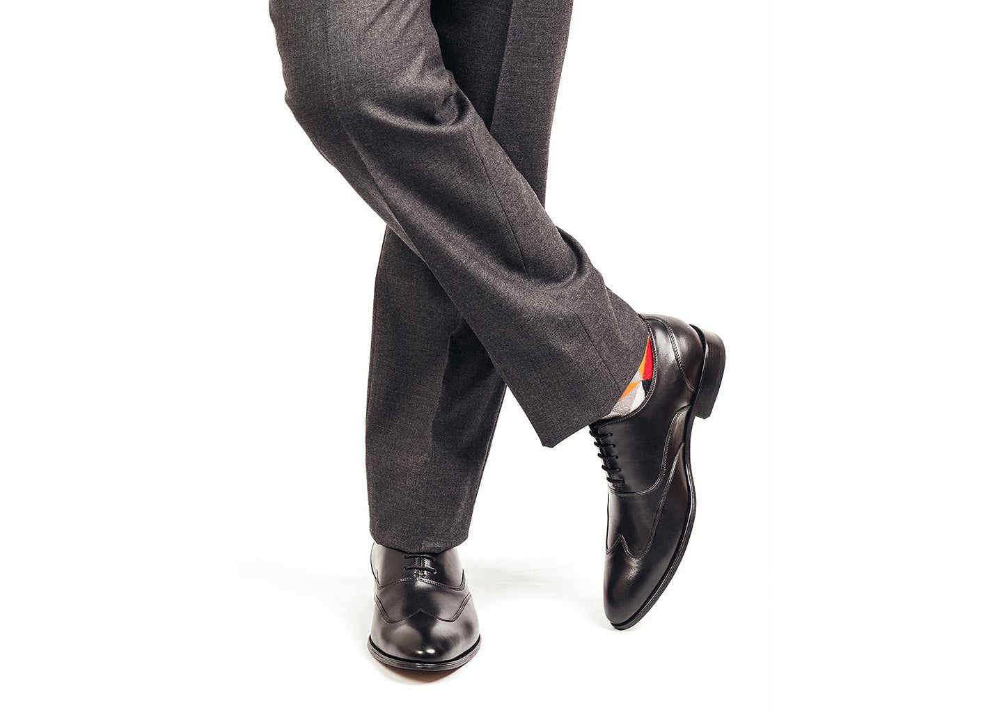 Cynosure Wingtip Shoes (Black)